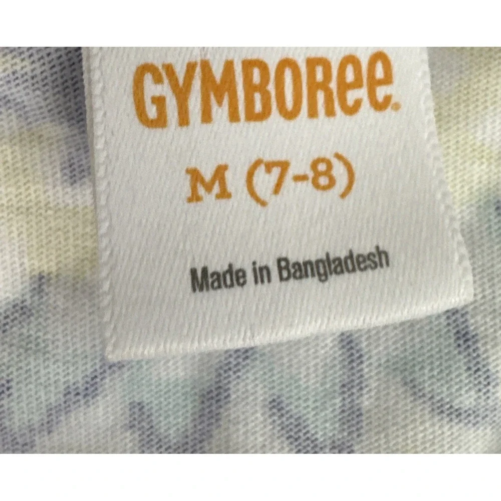 Gymboree Girls Sleeveless Tank Dress,‎ Multi Color Flowers, Size M 7/8